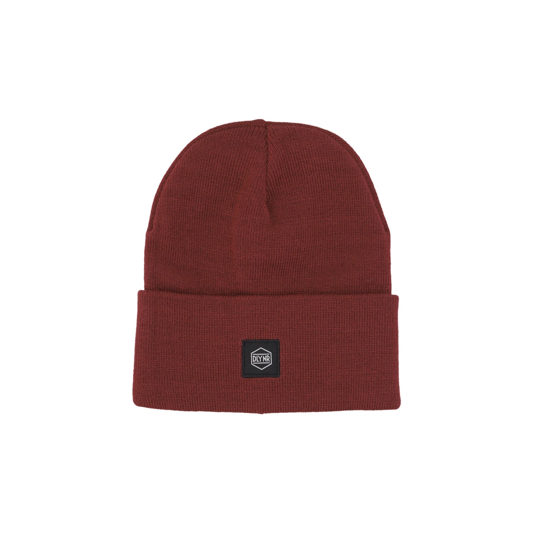 Dolly Noire, Cappello Uomo Classic Logo Label Beanie, Bordeaux
