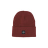 Dolly Noire, Cappello Uomo Classic Logo Label Beanie, Bordeaux