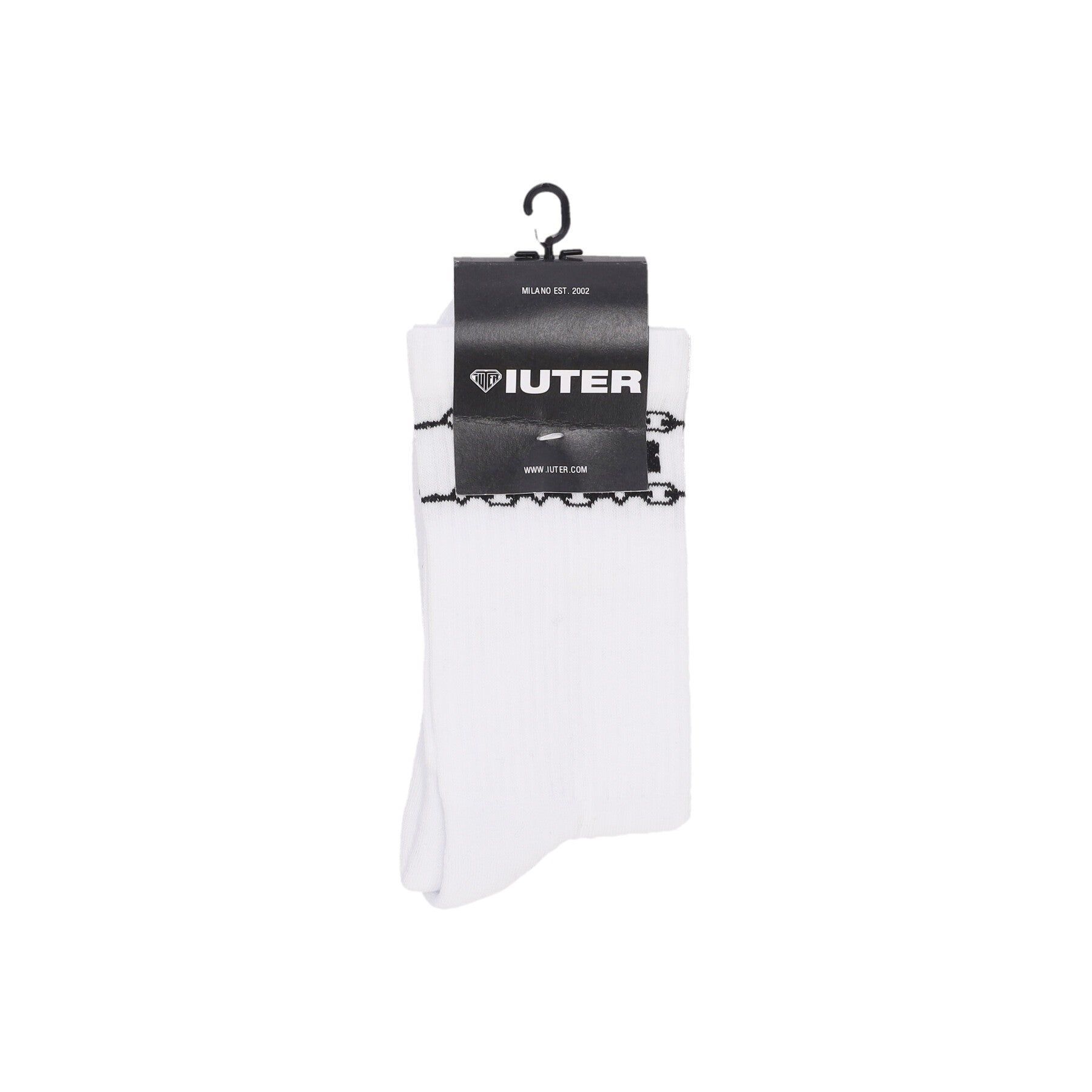Iuter, Calza Media Uomo Chain Socks, 