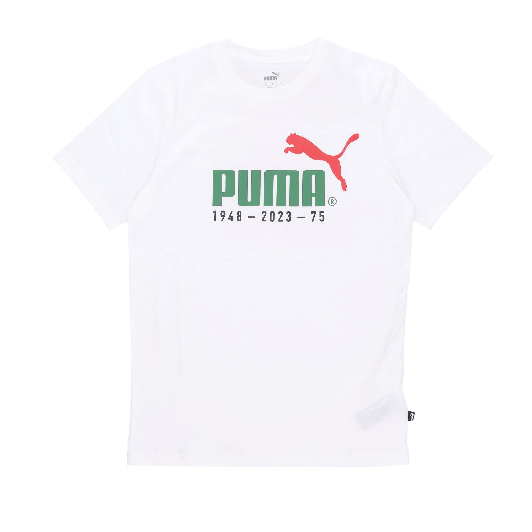 Puma, Maglietta Uomo No 1 Logo Celebration Tee, White