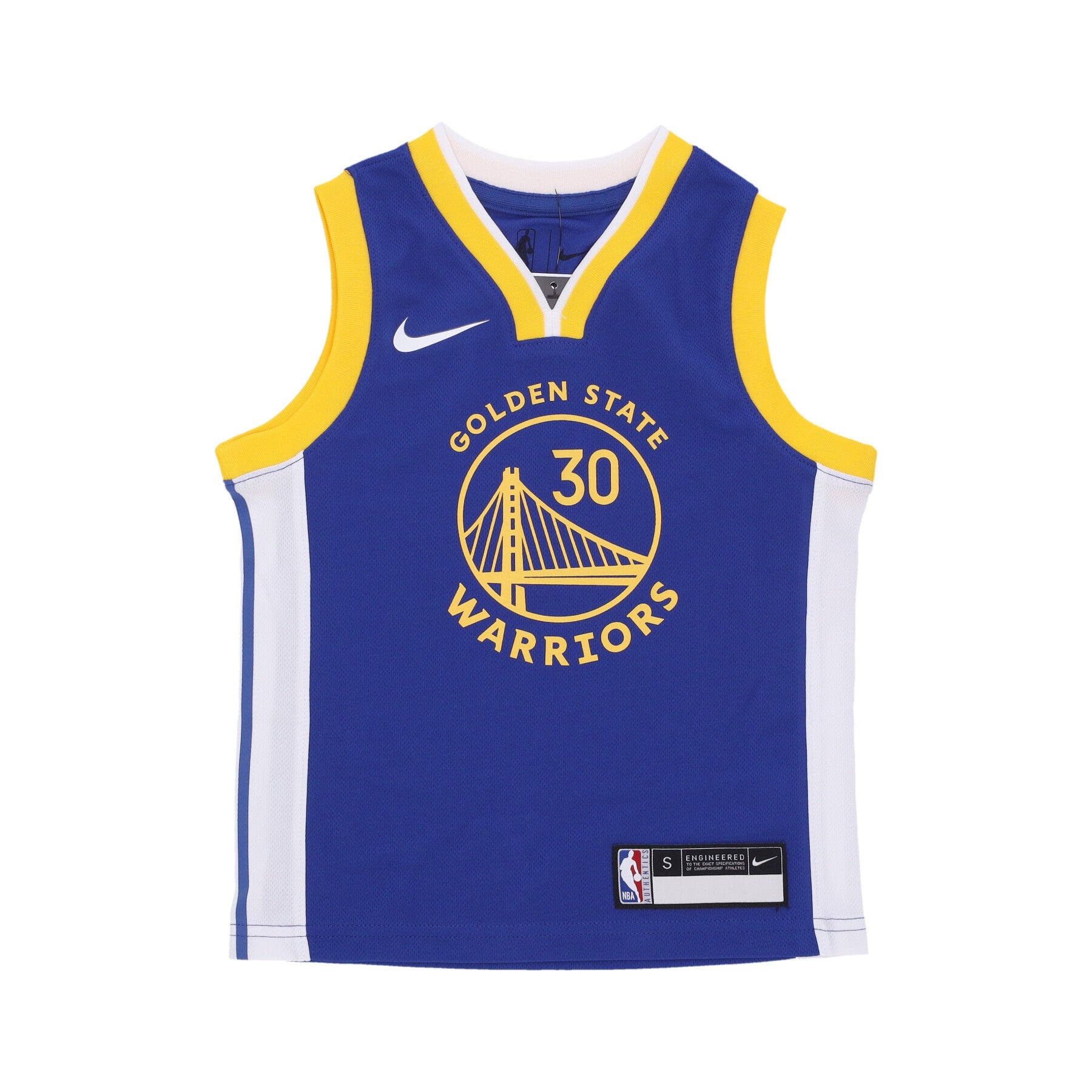 Nike Nba, Canotta Basket Bambino Nba Icon Edition Replica Jersey No 30 Stephen Curry Golwar, Original Team Colors
