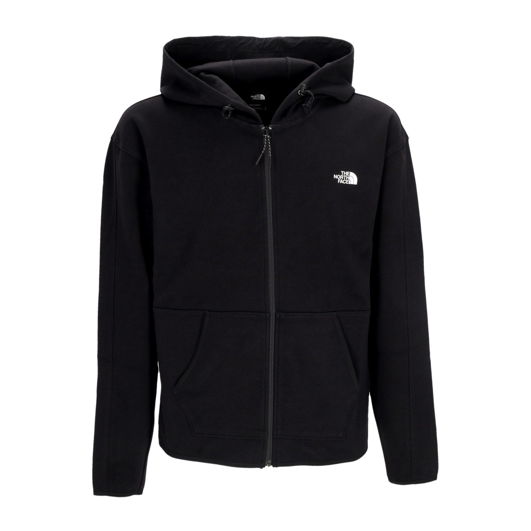 The North Face, Felpa Leggera Cappuccio Zip Uomo Tech Full-zip Hoodie, Black