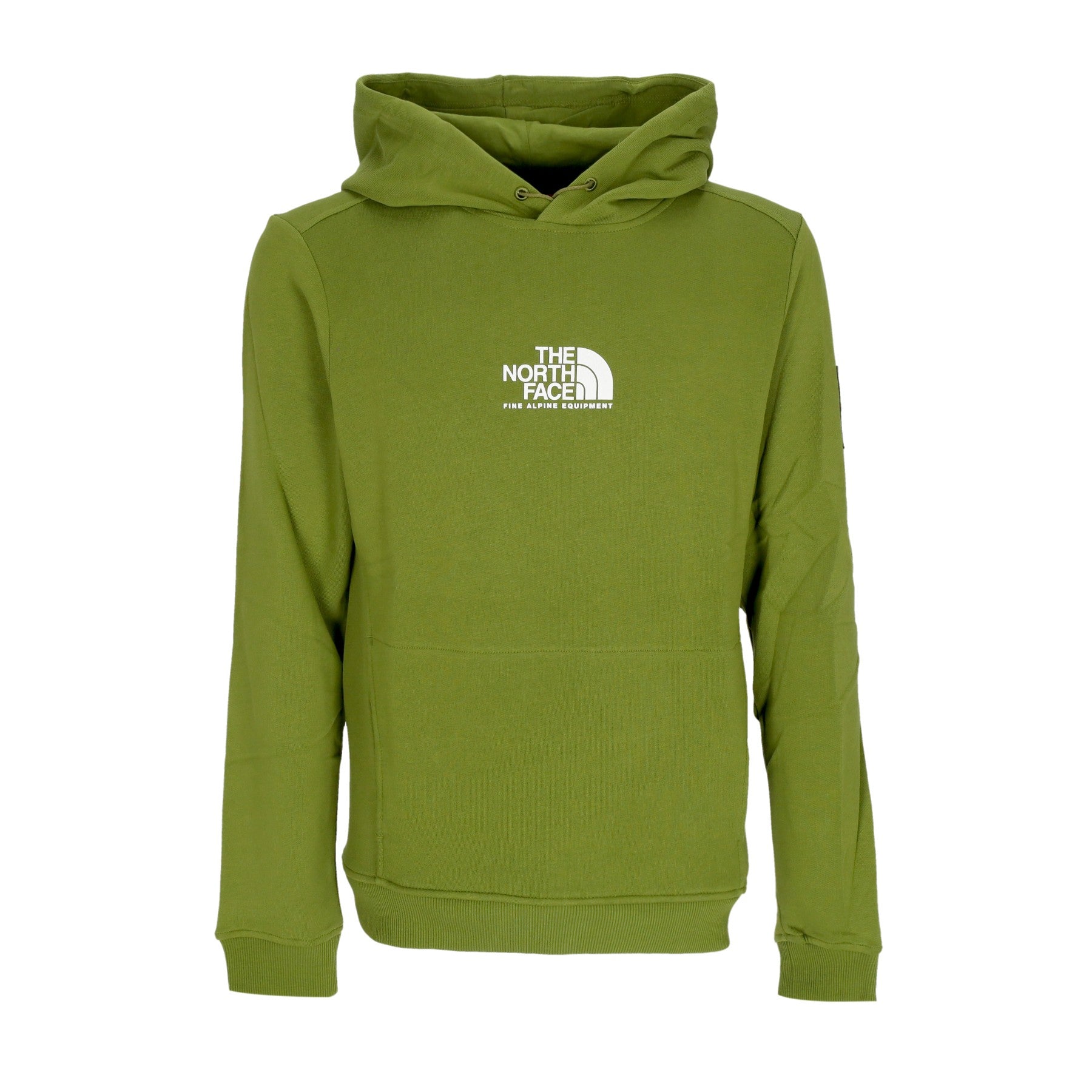 The North Face, Felpa Cappuccio Uomo Fine Alpine Hoodie, Calla Green