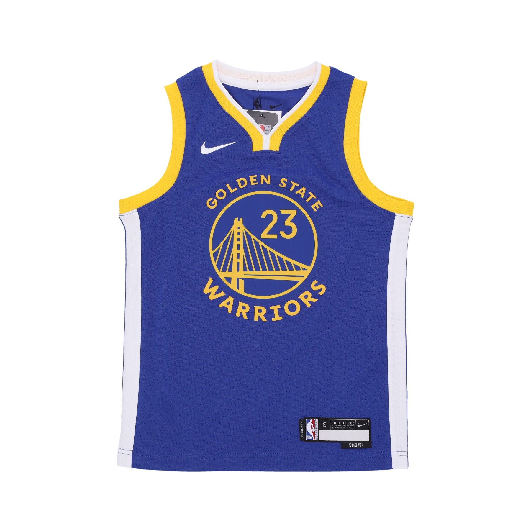 Nike Nba, Canotta Basket Ragazzo Nba Swingman Jersey Icon Edition No 23 Draymond Green Golwar, Original Team Colors
