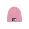 The North Face, Cappello Unisex Logo Box Cuffed Beanie, Orchid Pink