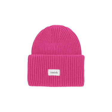 Amish, Cappello Uomo Wool Blend Beanie, Knock Out Pink