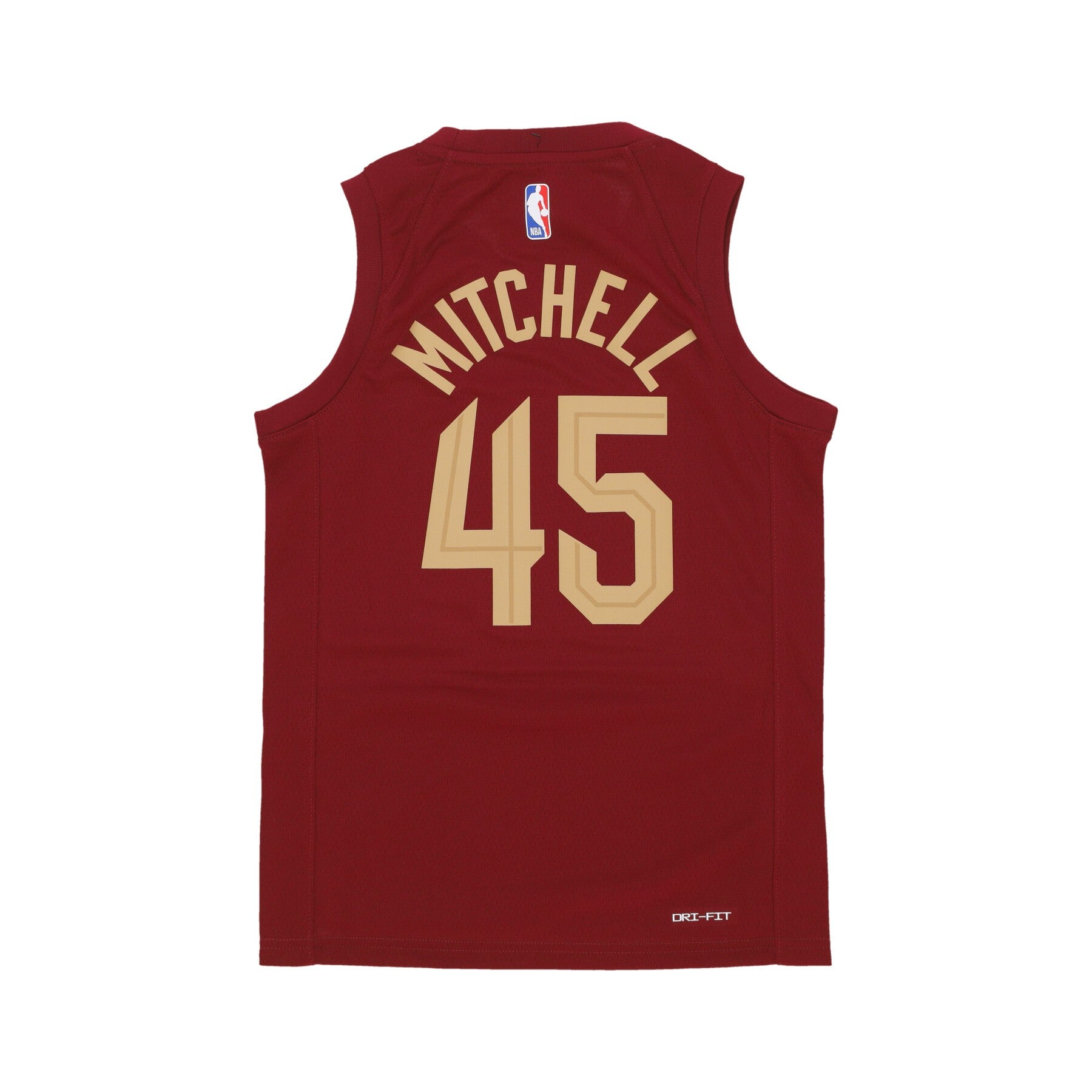 Nike Nba, Canotta Basket Ragazzo Nba Icon Edition Swingman Jersey No 45 Donovan Mitchell Clecav, 