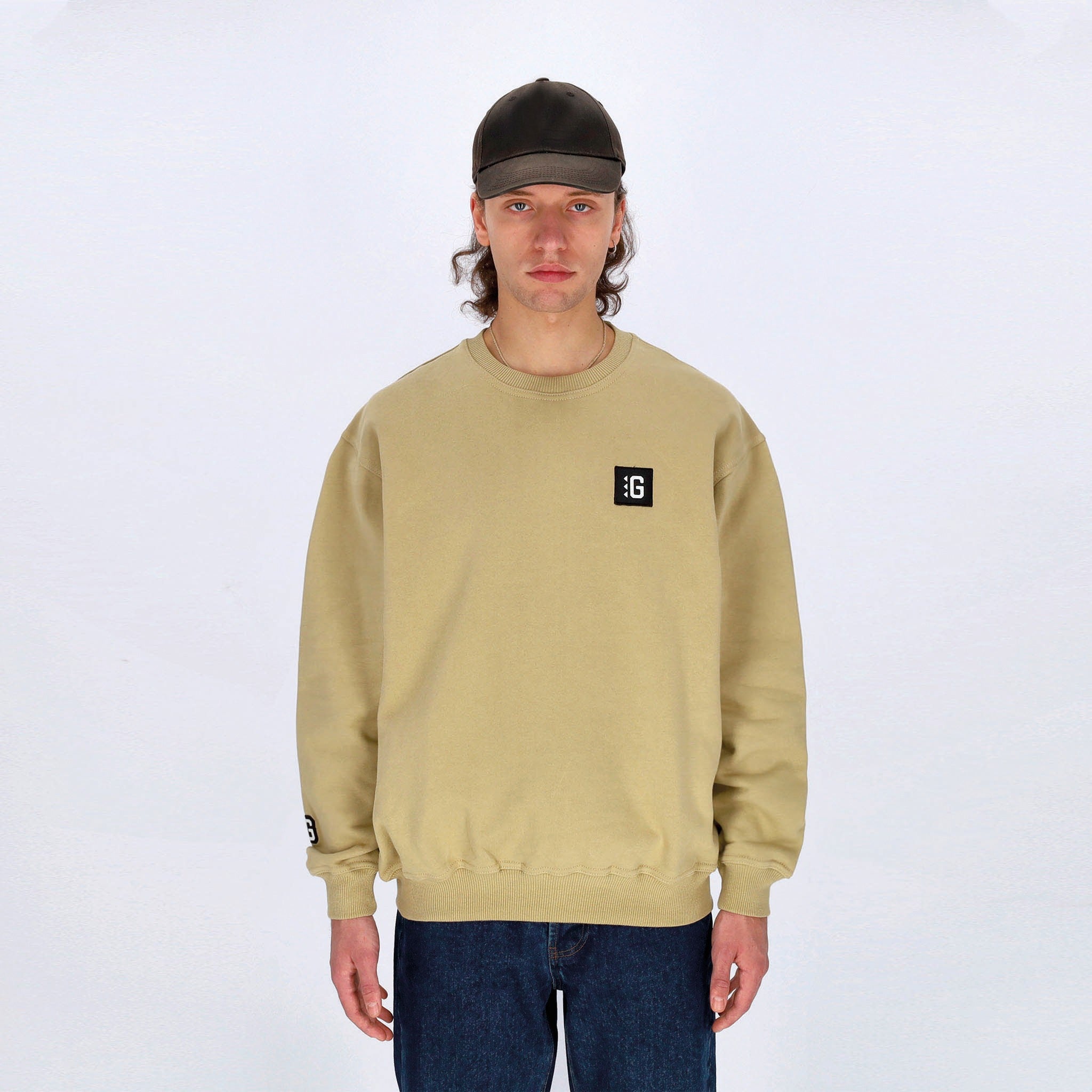 Game, Felpa Girocollo Uomo G-crew, 