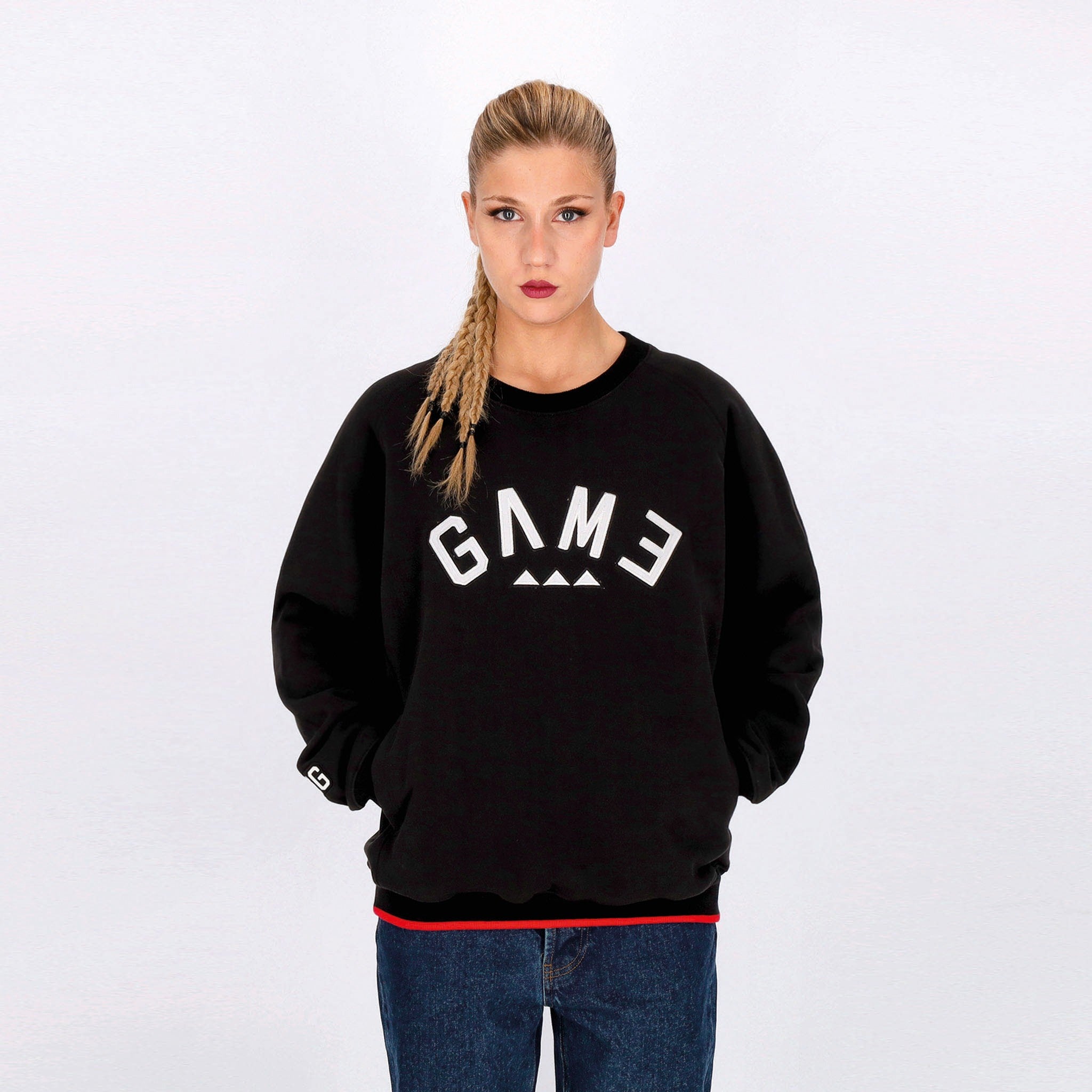 Game, Felpa Girocollo Uomo Arch Logo Crew, 