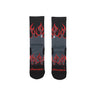 Scrimmage, Calza Media Uomo Flame, Grey/black