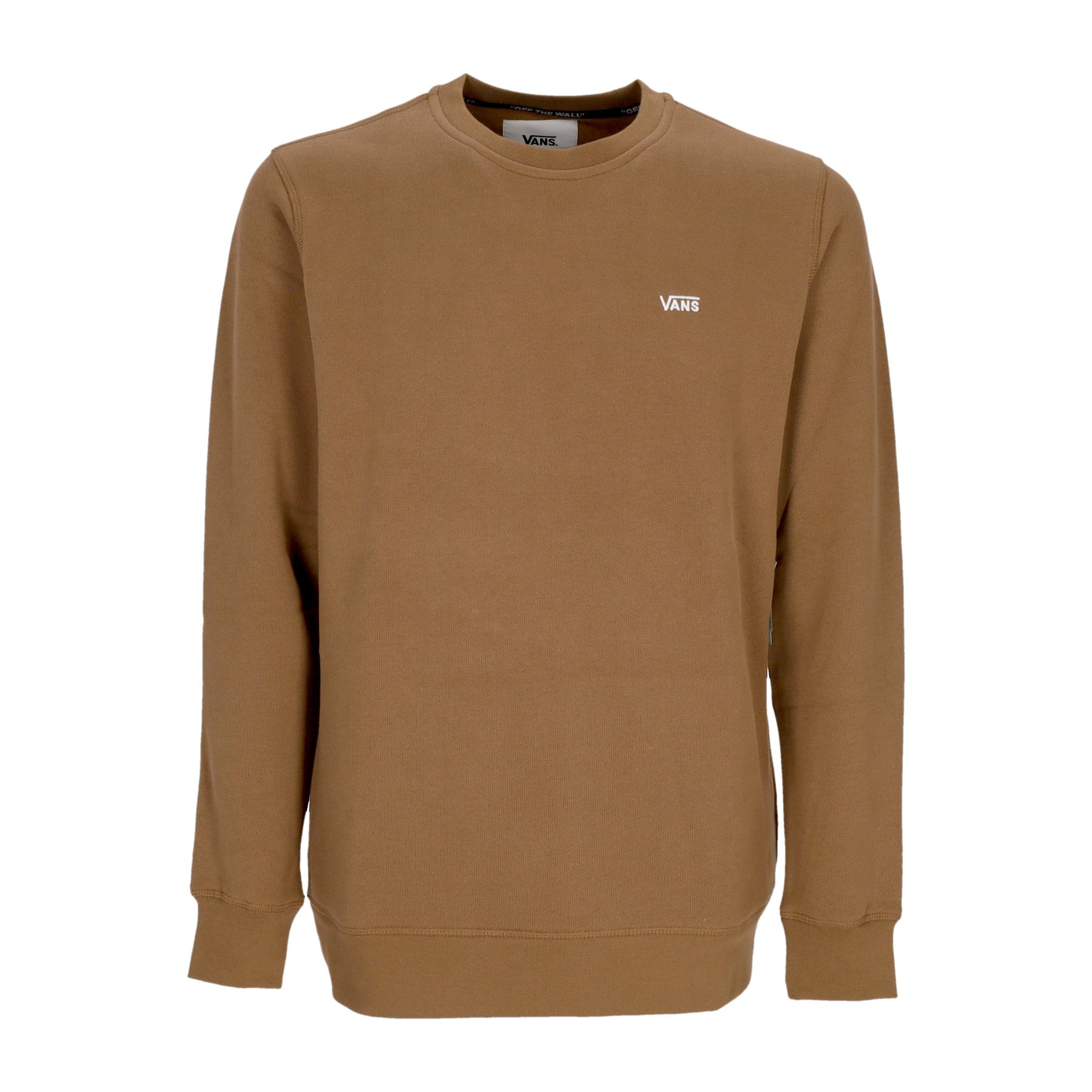 Vans, Felpa Girocollo Uomo Comfycush Crew Fleece, Sepia