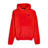 Nike, Felpa Cappuccio Uomo Club+ Fleece Polar Hoodie, University Red/black
