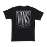 Vans, Maglietta Uomo Original Tall Type Tee, Black
