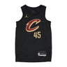 Jordan Nba, Canotta Basket Uomo Nba Statement Edition Dri-fit Swingman Jersey No 45 Donovan Mitchell Clecav, Black