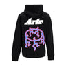 Arte, Felpa Leggera Cappuccio Uomo Pixel Dancers Hoodie, Black