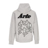 Arte, Felpa Leggera Cappuccio Uomo Pixel Dancers Hoodie, Grey
