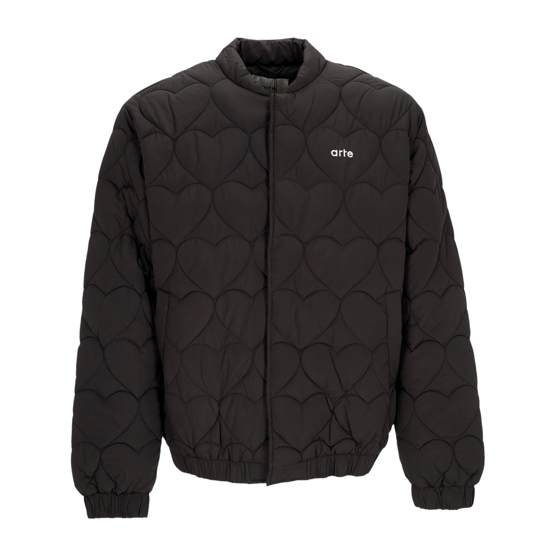 Arte, Piumino Uomo Heart Jacket, Black