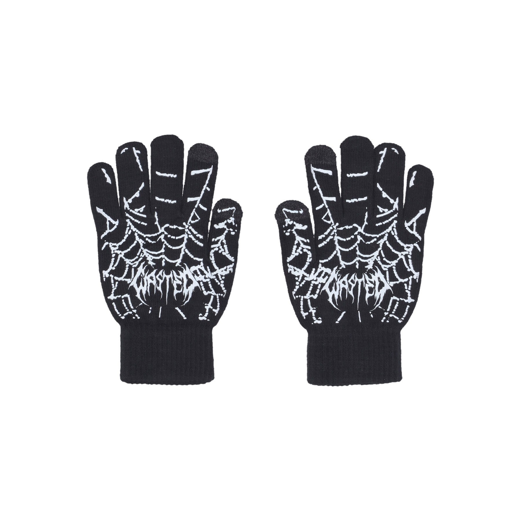 Wasted Paris, Guanti Uomo Grid Gloves, Black
