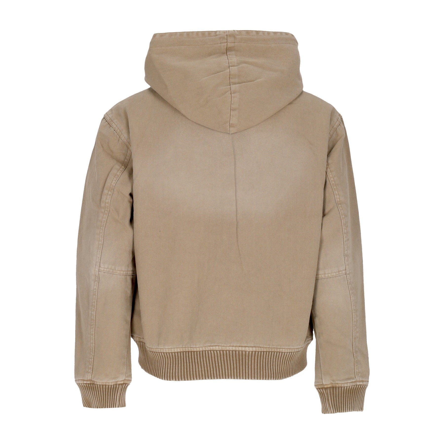 Guess Originals, Giubbotto Uomo Go Canvas Worker Hoodie, Washed Brown Canvas