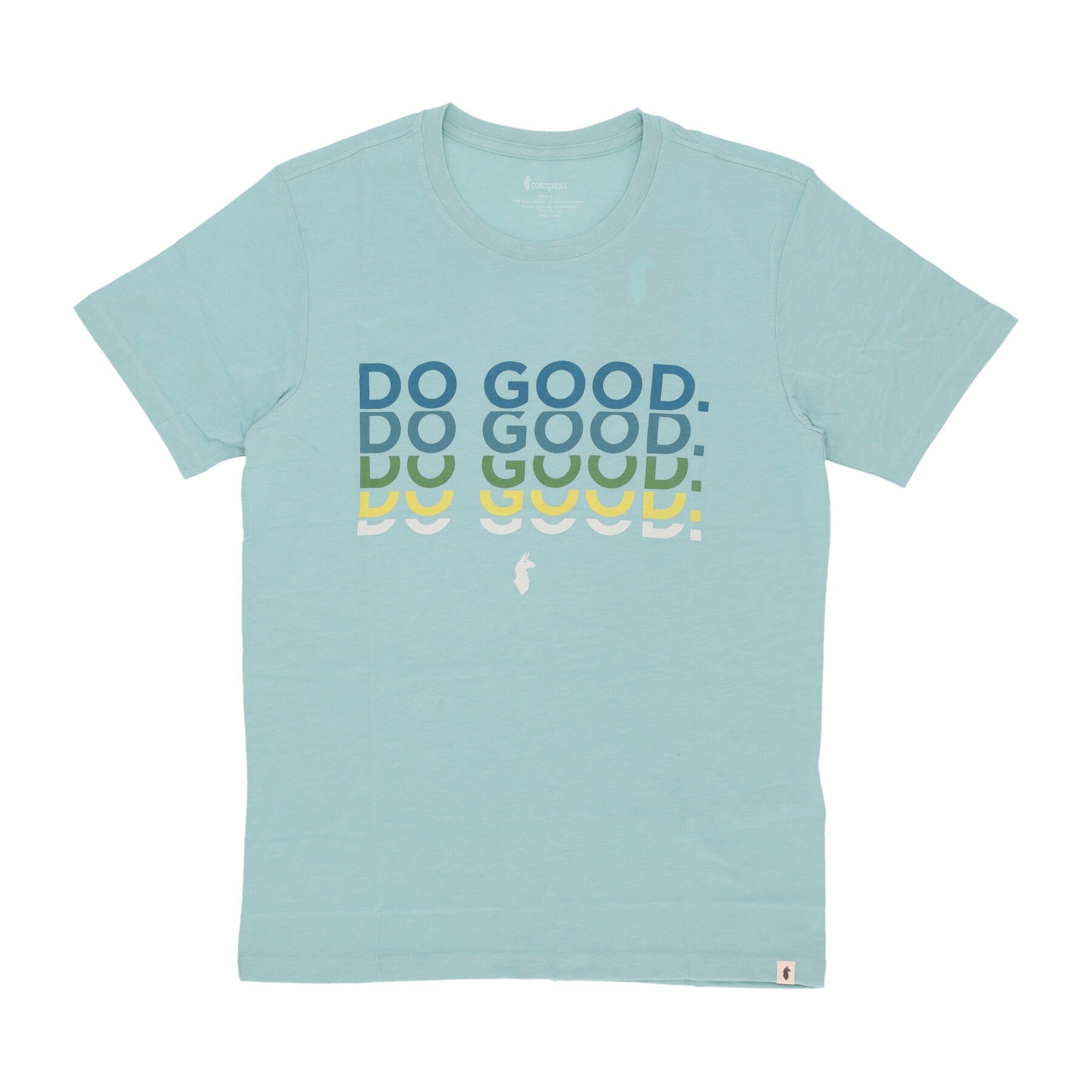 Cotopaxi, Maglietta Uomo Do Good Repeat Organic Tee, Sea Glass
