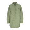 Nike, Giacca Coach Jacket Donna W Sportswear Essentials Quilted Trench, Oil Green/black