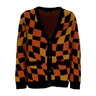 Vans, Cardigan Donna W Jagger Sweater Cardigan, Amusement 66 Black/ginger Bread
