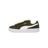 Puma, Scarpa Bassa Uomo Suede Xl, Dark Olive/white