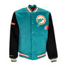 Mitchell & Ness, Giubbotto College Uomo Nfl Team Legacy Varsity Jacket Miadol, Teal/black