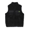Funky, Smanicato Uomo Grog Sherpa Vest, Black