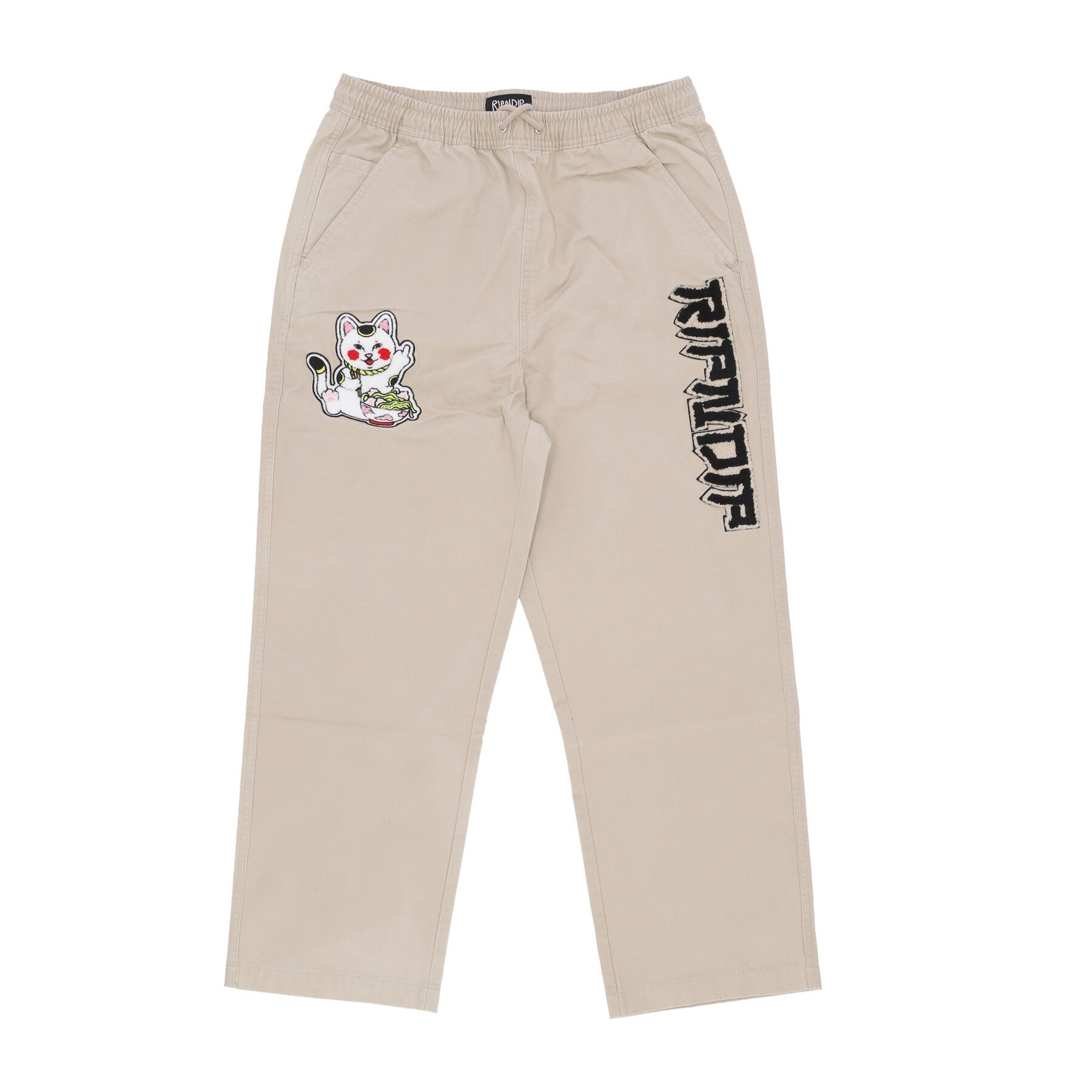 Ripndip, Pantalone Lungo Uomo Lucky Nerm Wide Leg Pants, Khaki