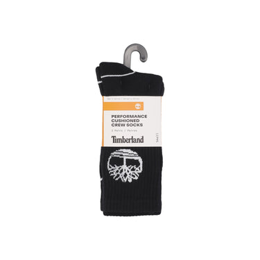 Timberland, Calza Media Uomo Everyday Core 3pk Socks, Black