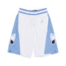 Jordan Nba, Pantaloncino Basket Uomo Ncaa Dri-fit Limited Retro Short Unchee, White/valor Blue/valor Blue