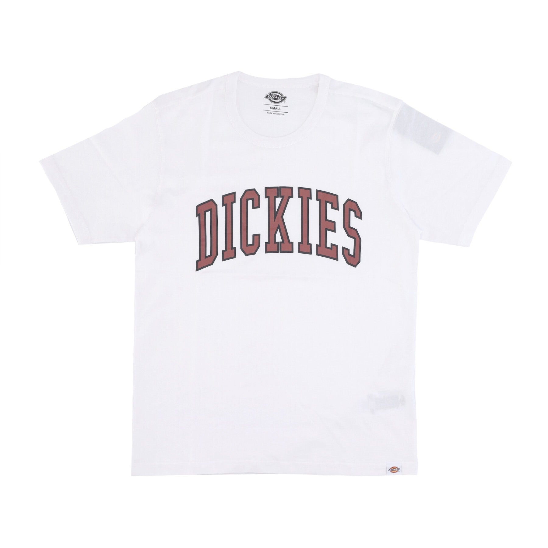 Dickies, Maglietta Uomo Aitkin Tee, White/fired Brick