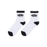 Vans, Calza Media Uomo Art Half Crew Socks, White/black