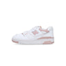 New Balance, Scarpa Bassa Donna 550, White/pink