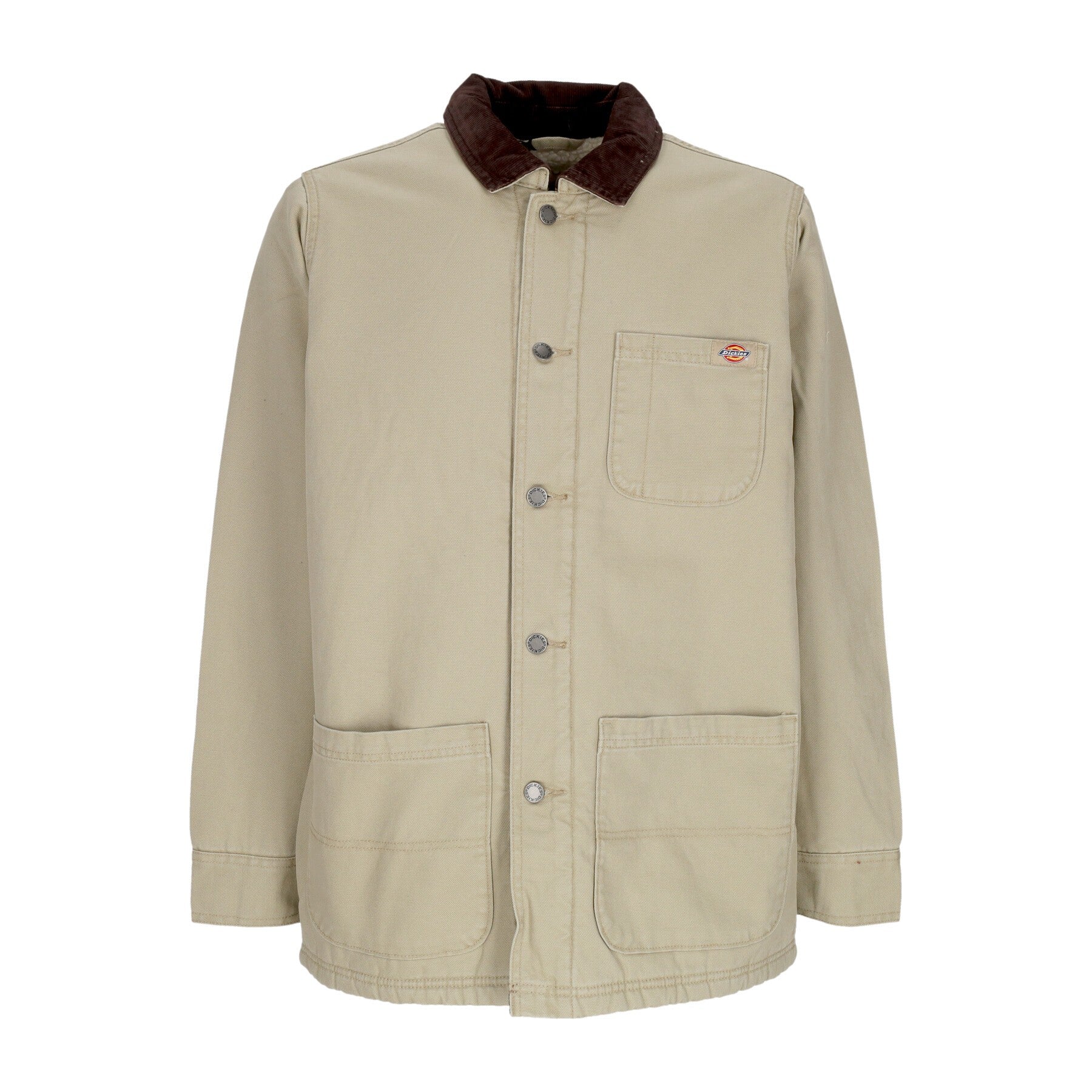 Dickies, Giacca Workwear Uomo Duck Canvas Chore Coat, Stone Washed Desert Sand