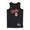 Nike Nba, Canotta Basket Uomo Nba City Edition 2023/24 Swingman Jersey No 0 Damian Lillard Porbla, Black