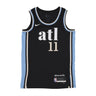 Nike Nba, Canotta Basket Uomo Nba City Edition 2023/24 Swingman Jersey No 11 Trae Young Atlhaw, Black