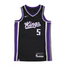 Nike Nba, Canotta Basket Uomo Nba Dri Fit Swingman Jersey Icon Edition No 5 Fox De'aaron Sackin, Black