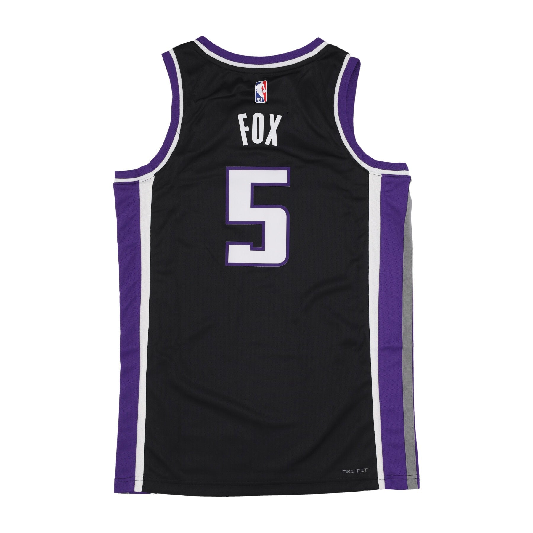 Nike Nba, Canotta Basket Uomo Nba Dri Fit Swingman Jersey Icon Edition No 5 Fox De'aaron Sackin, 