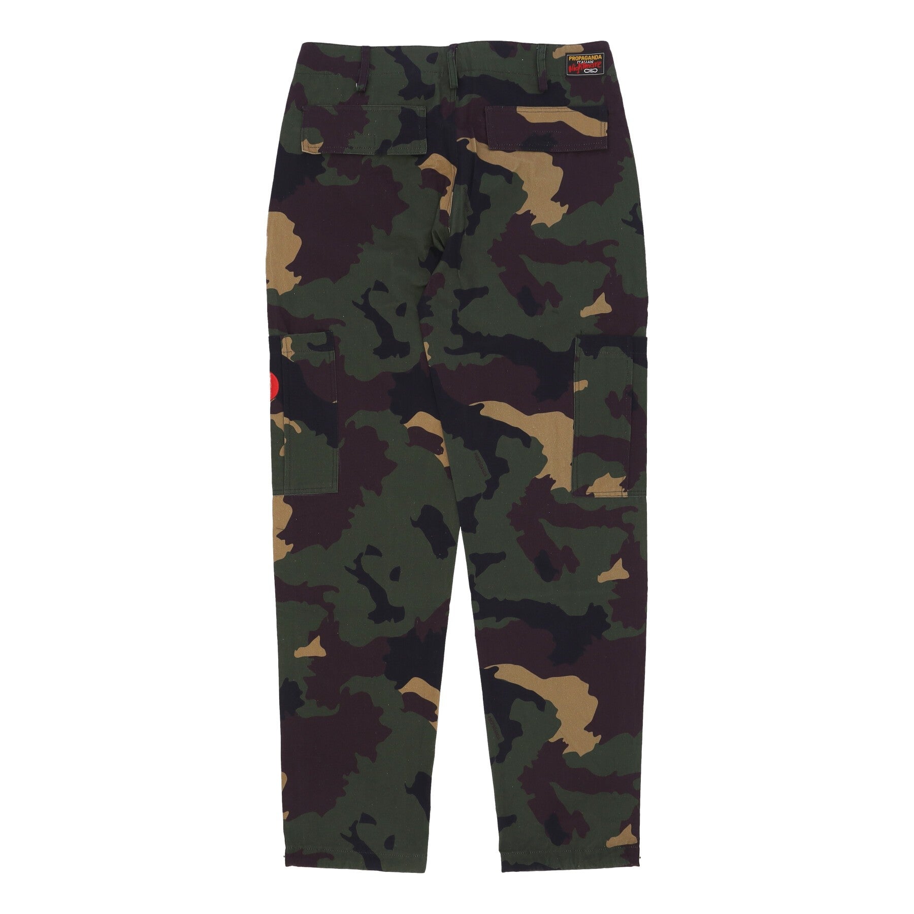 Propaganda, Pantalone Lungo Uomo Crime Cargo Pant, Camo