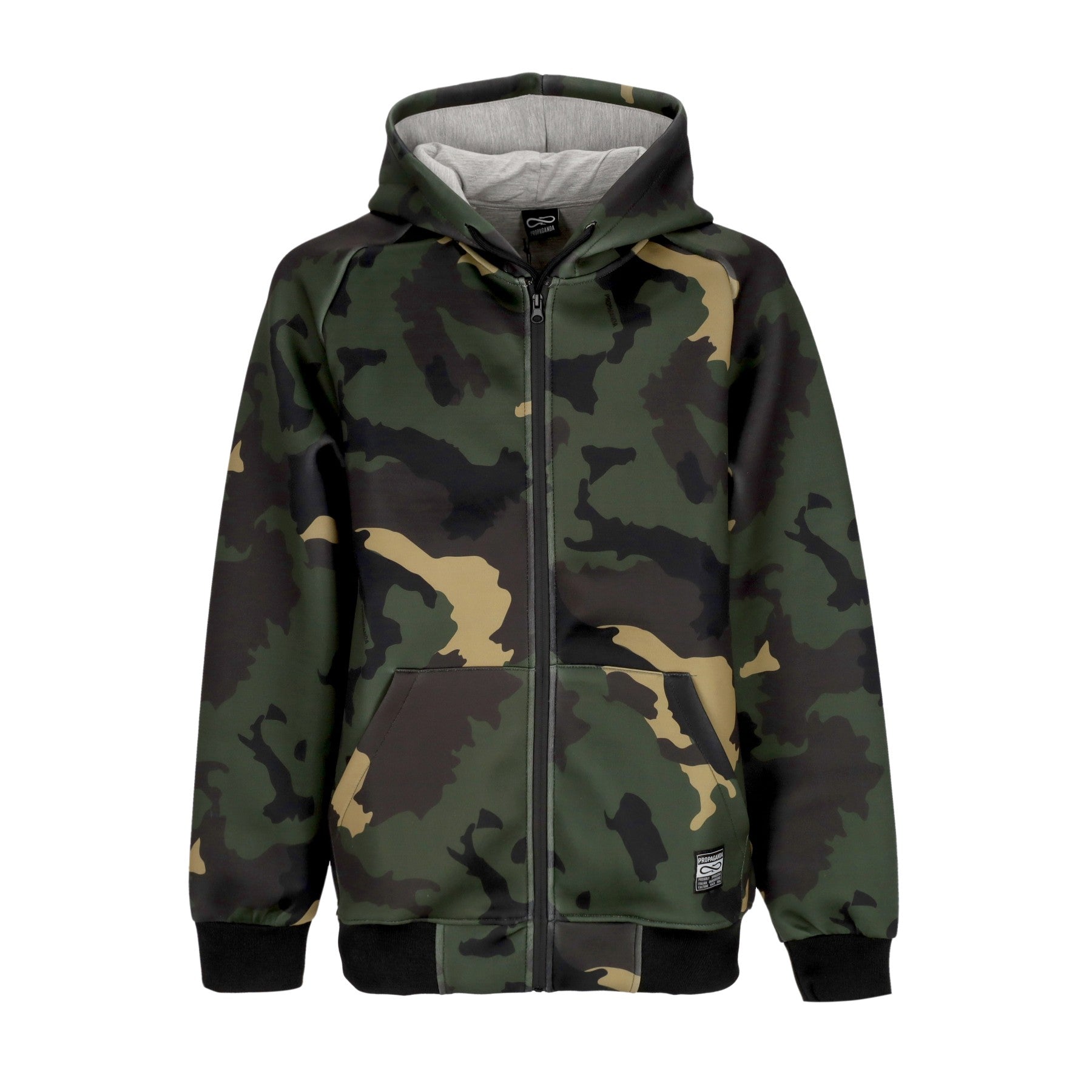 Propaganda, Giubbotto Uomo Hooded Jacket, Camo