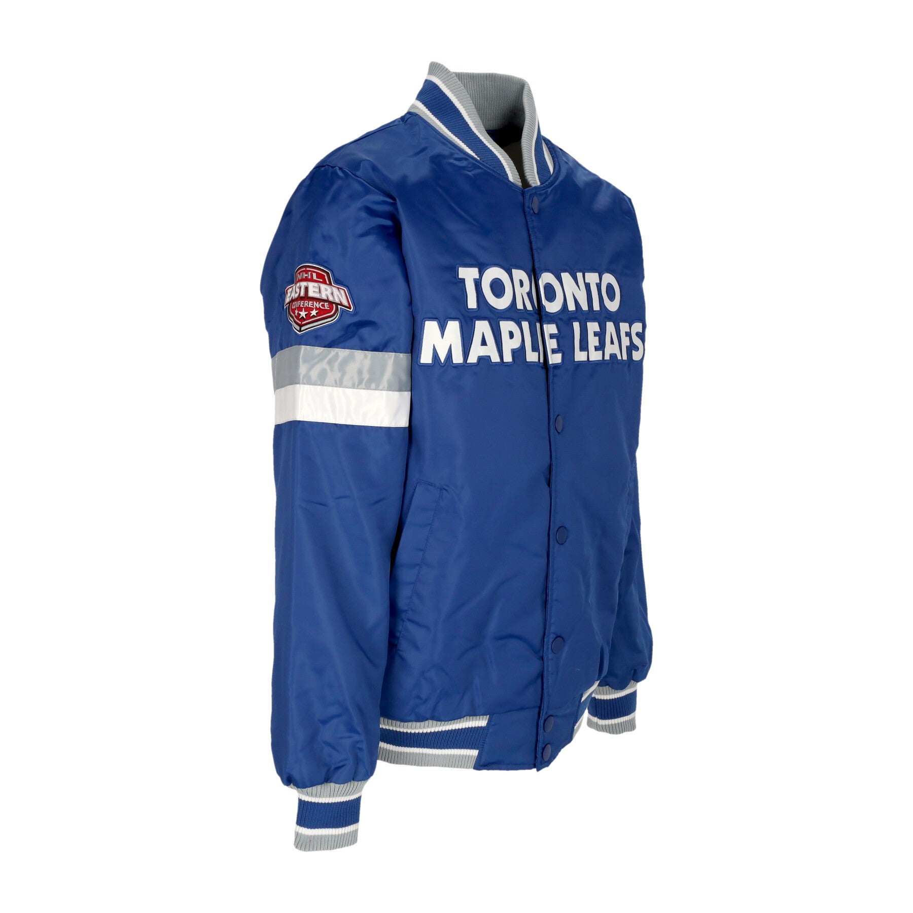 Starter, Giubbotto Bomber Uomo Nhl Home Game Satin Jacket Torlea, Original Team Colors