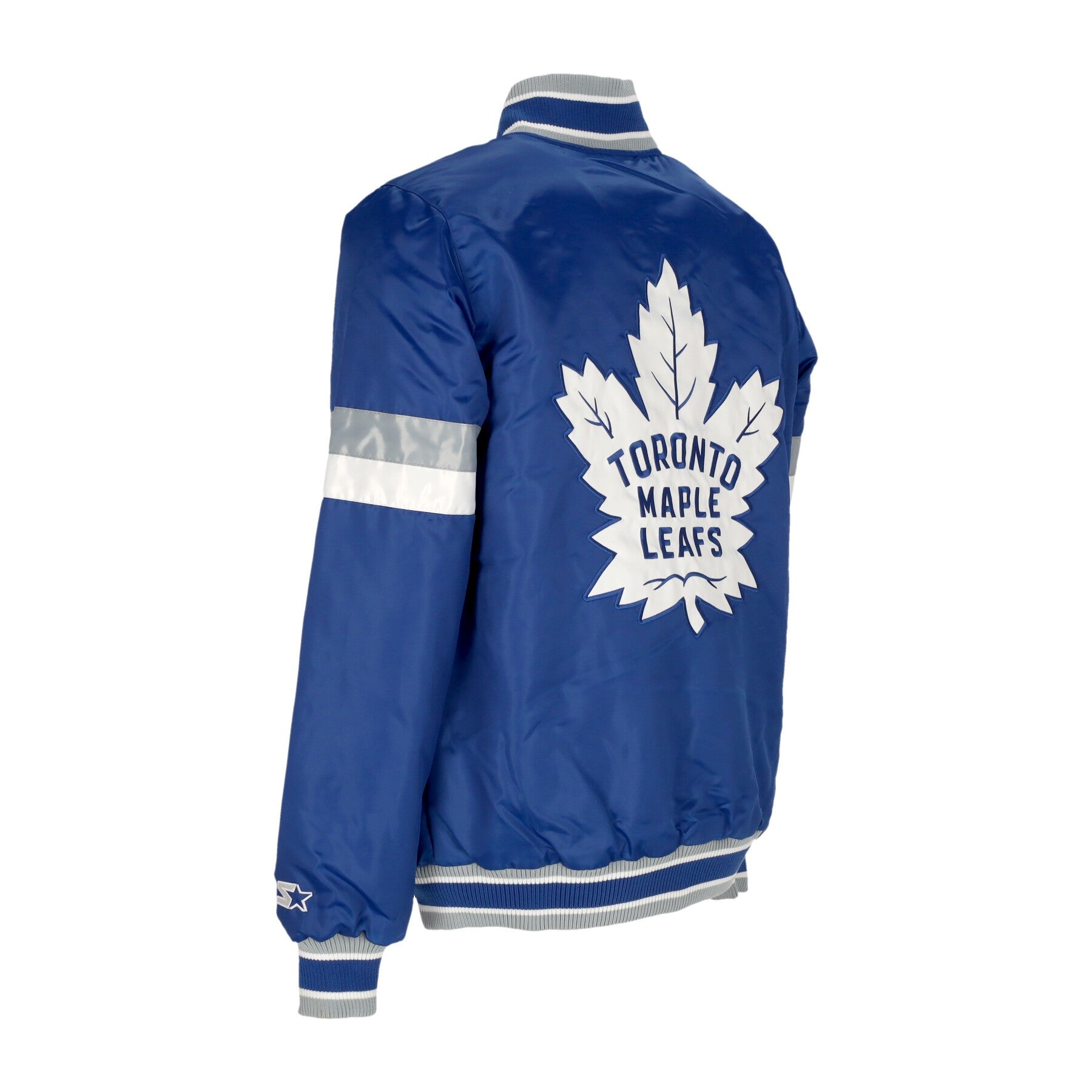 Starter, Giubbotto Bomber Uomo Nhl Home Game Satin Jacket Torlea, Original Team Colors
