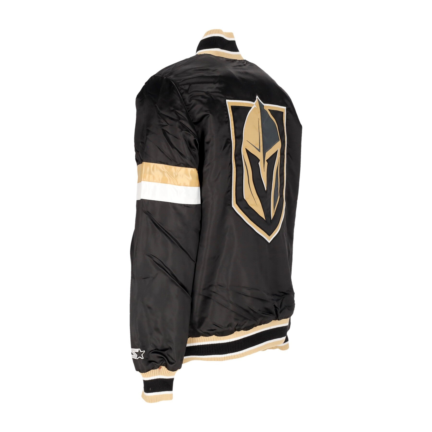 Starter, Giubbotto Bomber Uomo Nhl Home Game Satin Jacket Vegkni, Original Team Colors