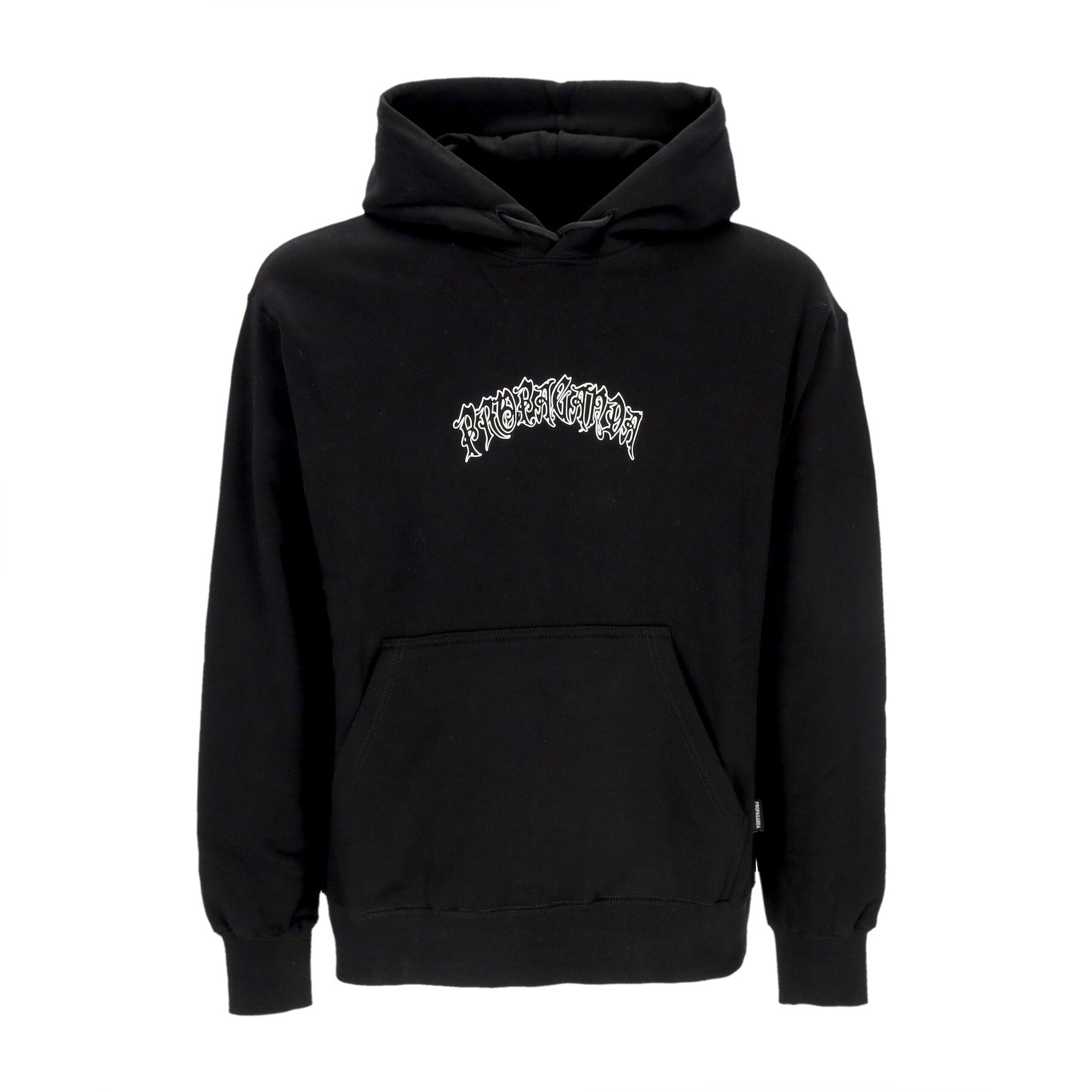 Propaganda, Felpa Cappuccio Uomo Mouth Hoodie, Black