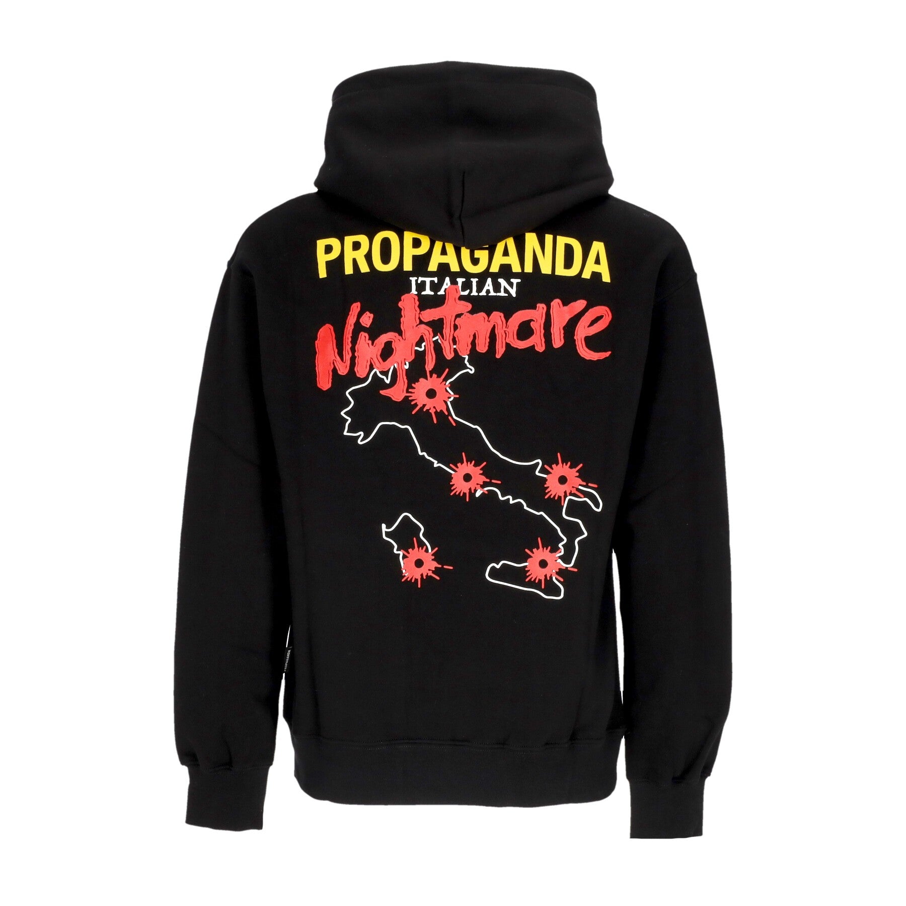 Propaganda, Felpa Cappuccio Uomo Nightmare Hoodie, Black