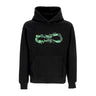 Propaganda, Felpa Cappuccio Uomo Logo Fire Hoodie, Black