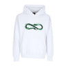 Propaganda, Felpa Cappuccio Uomo Logo Fire Hoodie, White