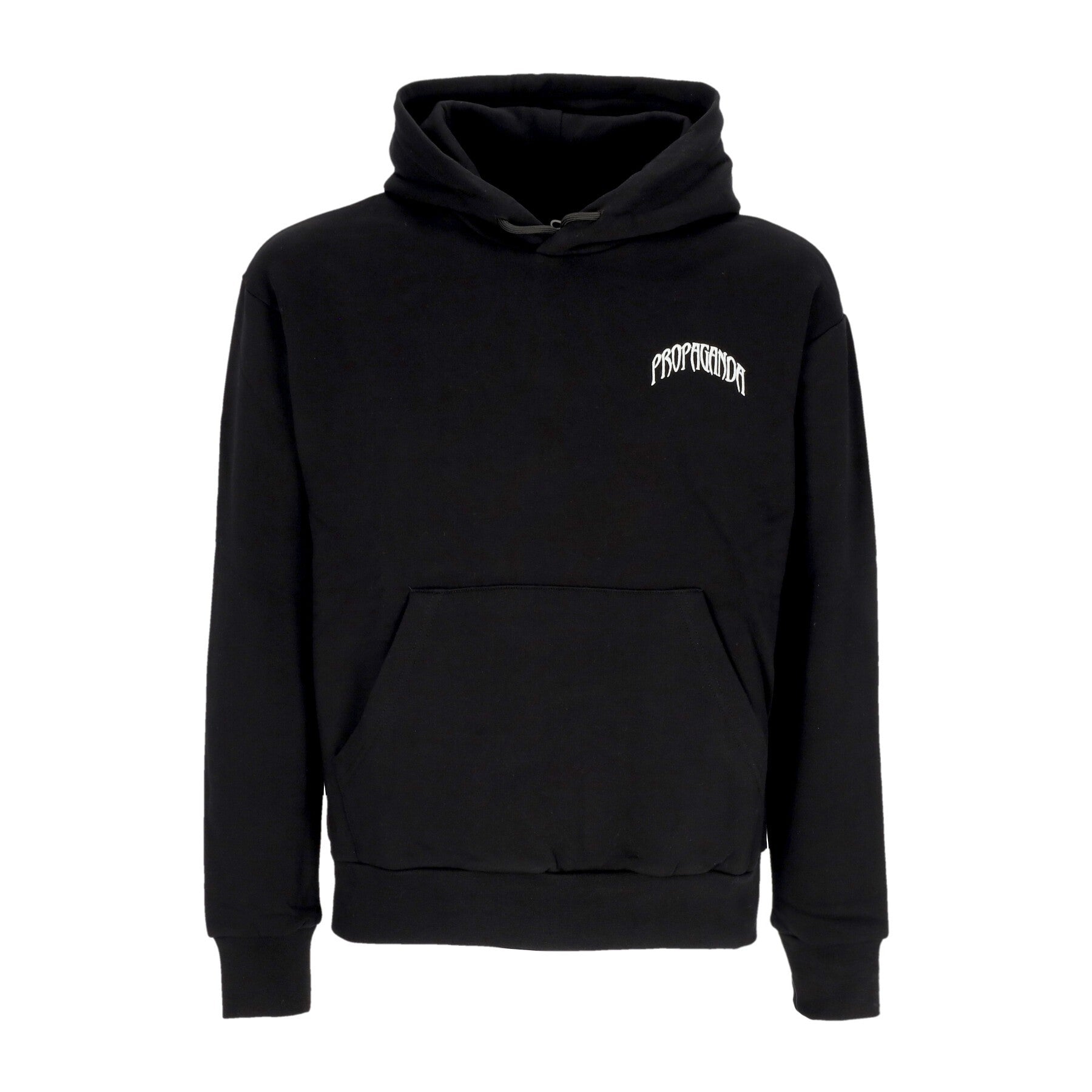 Propaganda, Felpa Cappuccio Uomo Triangle Web Hoodie, Black